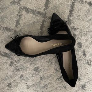 Nine West black flats